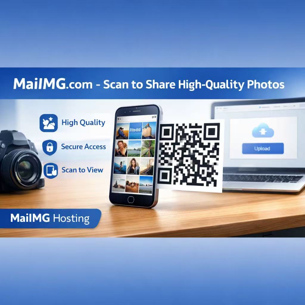 Scanning a QR code to open group photos